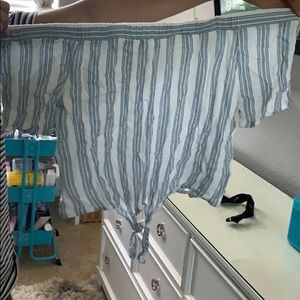 over the shoulder blouse